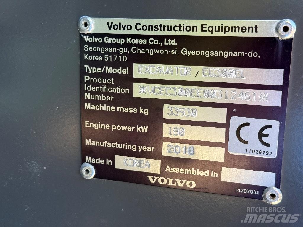 Volvo EC 300 EL Bageri gusjeničari