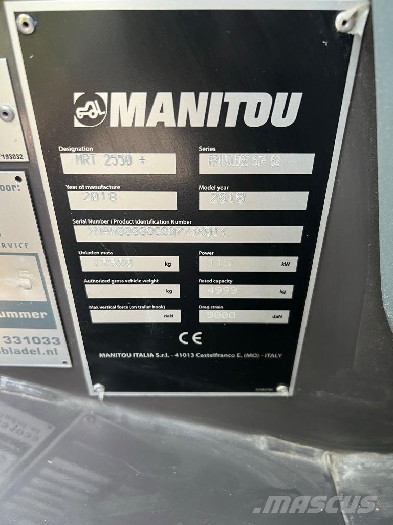 Manitou Mrt 2550 Teleskopski viličari