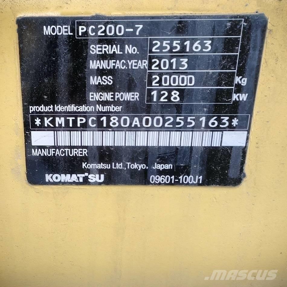 Komatsu pc200-7 Bageri gusjeničari