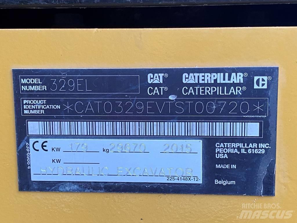 CAT 329 EL Bageri gusjeničari