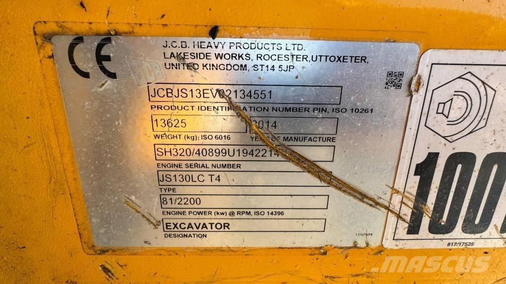 JCB JS 130 LC Bageri gusjeničari