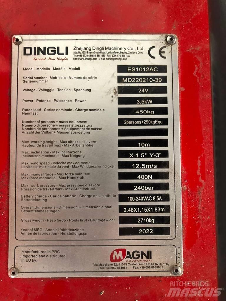 Magni ES 1012 AC Škaraste platforme