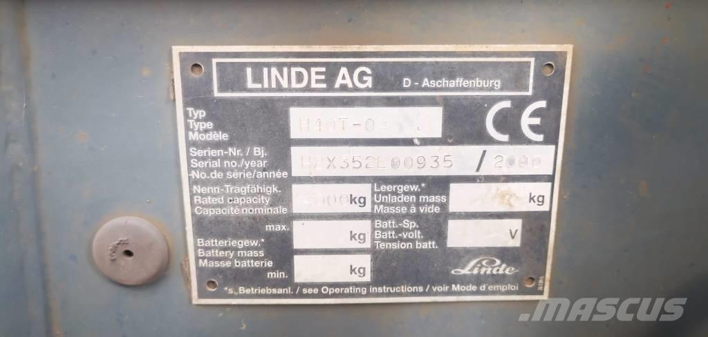 Linde H40T-01 Plinski viličari