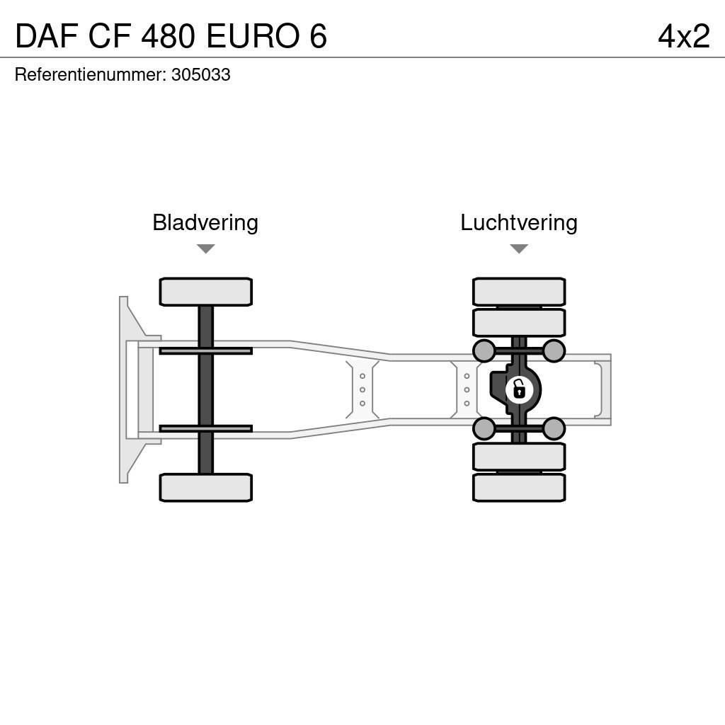 DAF CF 480 EURO 6 Traktorske jedinice