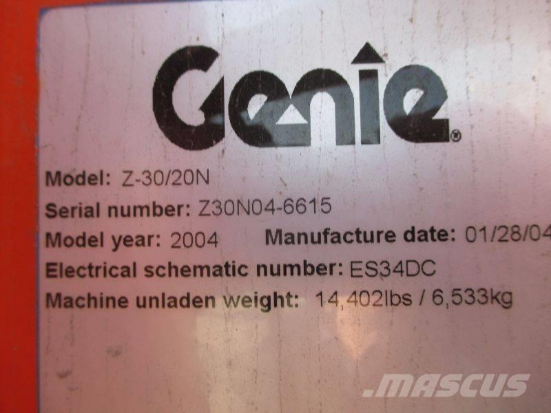 Genie Z 30/20 N Zglobne podizne platforme