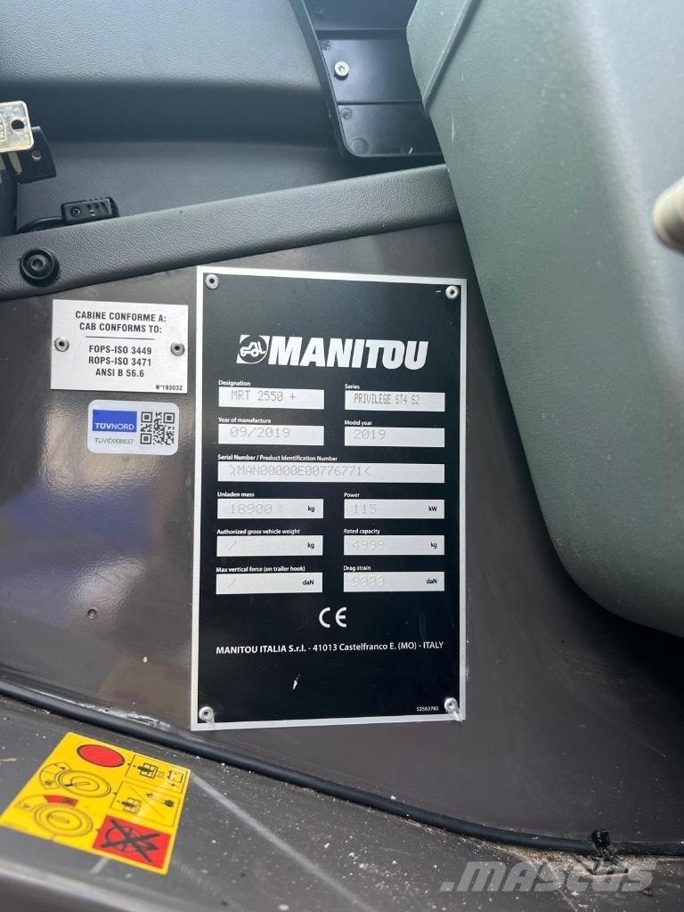 Manitou MRT 2550 Teleskopski viličari