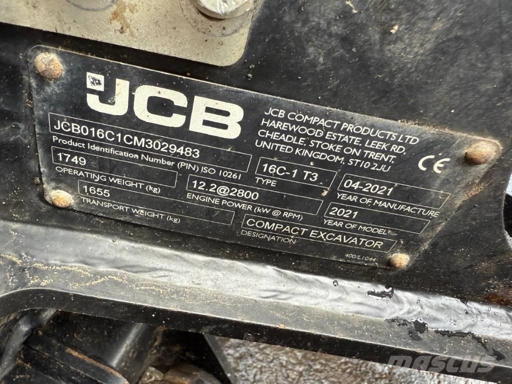 JCB 16 C-1 Mini bageri <7t