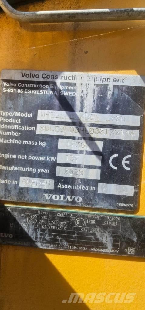 Volvo L 90 H Utovarivači na kotačima