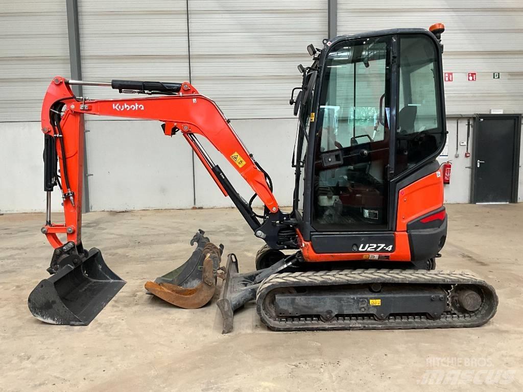 Kubota U 27-4 HI Mini bageri <7t