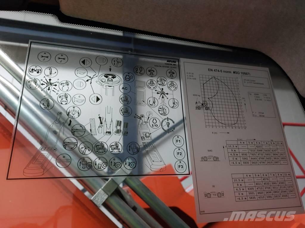 Atlas 250 MH Bageri za manipuliranje materijalom / otpadom