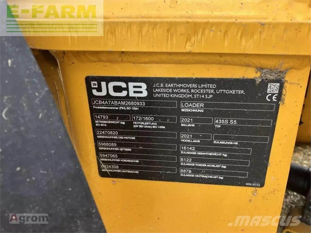 JCB 435 s agri Mini bageri <7t