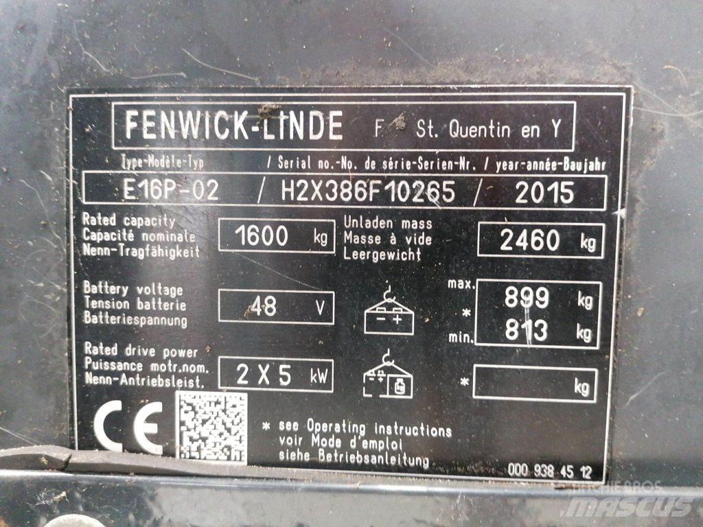 Linde E16P-02 Električni viličari