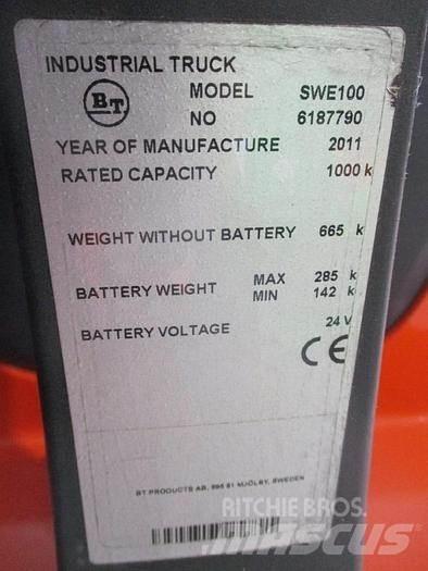 BT SWE 100 Ručni električni viličar