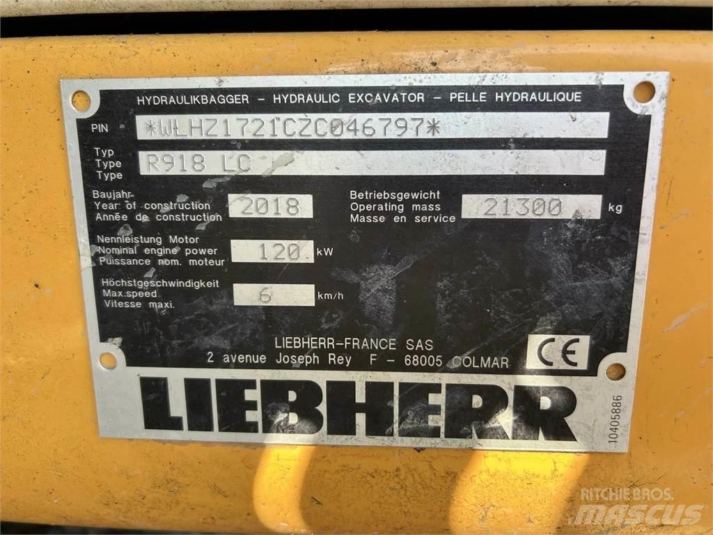 Liebherr R918 LC Bageri gusjeničari