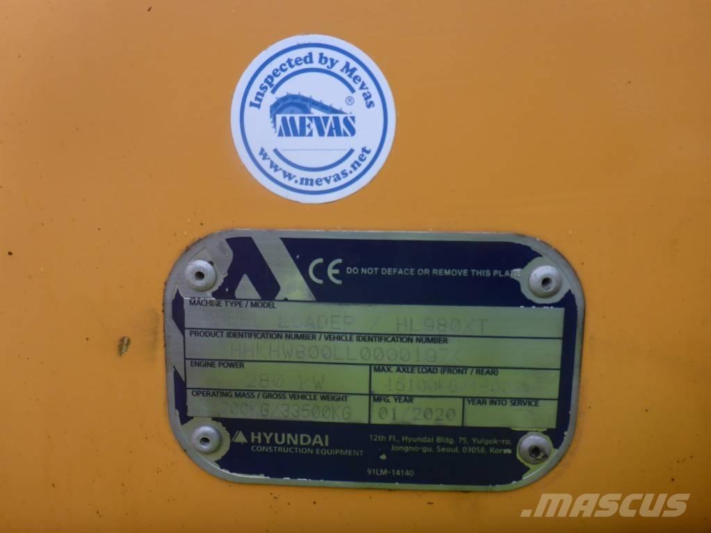 Hyundai HL980XT Utovarivači na kotačima