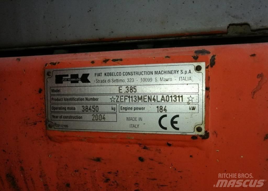 Fiat-Kobelco E385 Bageri gusjeničari