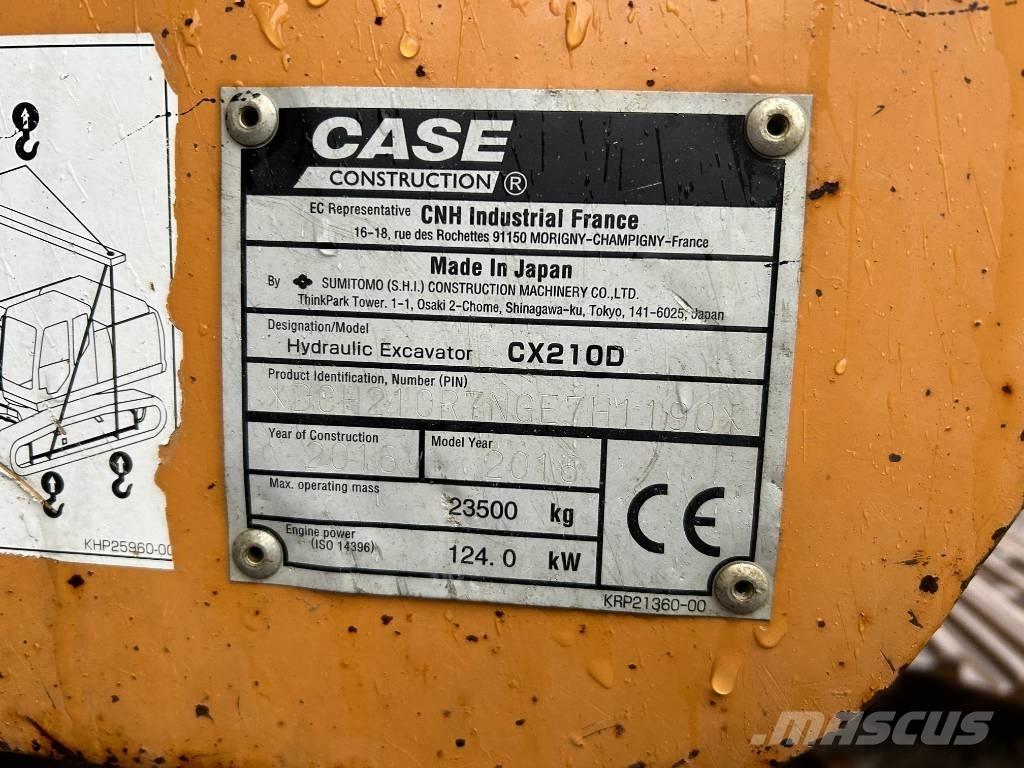 CASE CX 210 D Bageri gusjeničari