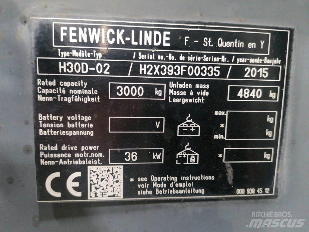 Linde H30D-02 Dizelski viličari