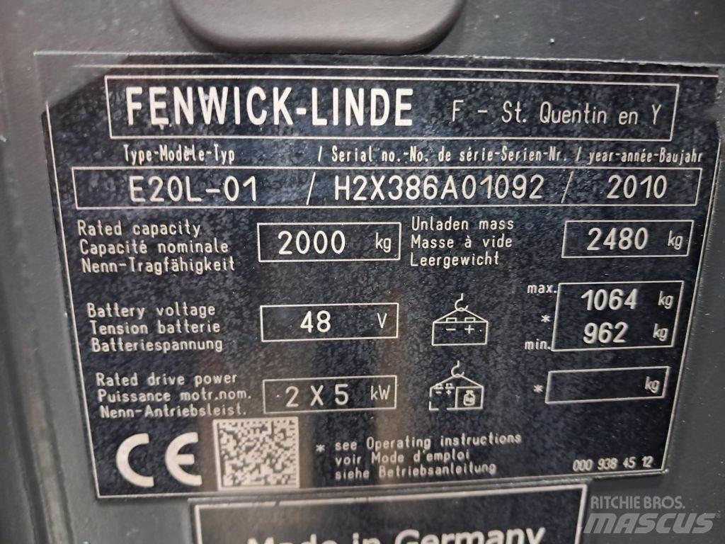 Linde E20L-01 Viličari - ostalo