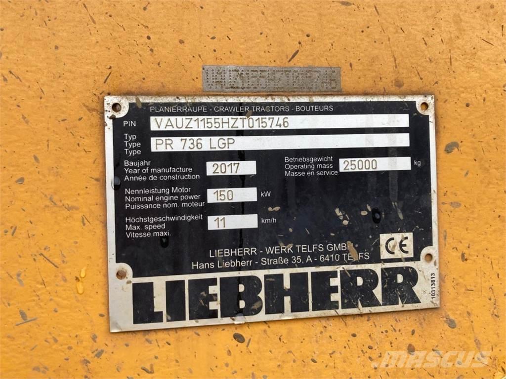 Liebherr PR736 LGP Buldožeri gusjeničari