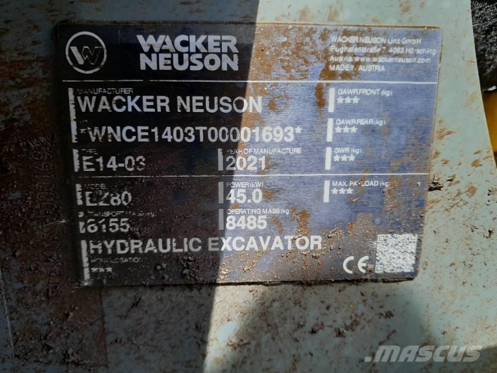 Wacker Neuson EZ 80 Bageri gusjeničari