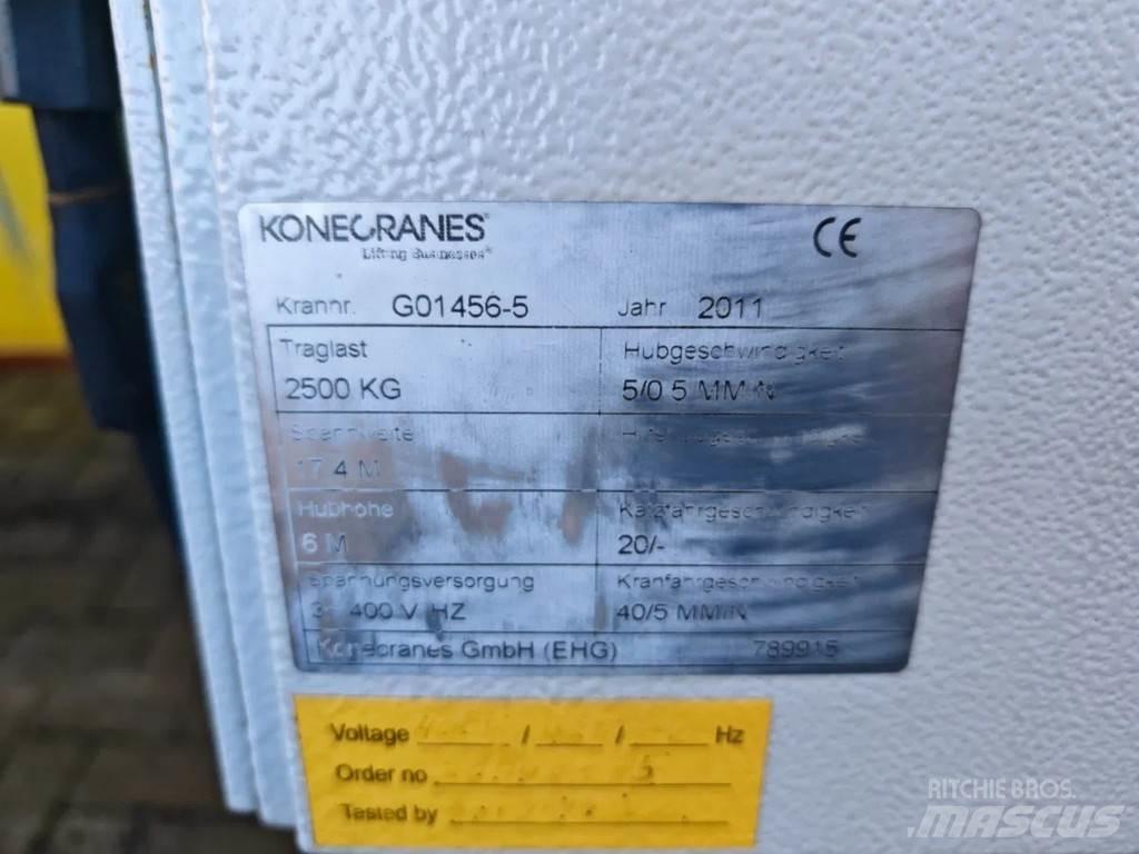 Konecranes 2.5 Ton Nadzemni i portalni kranovi