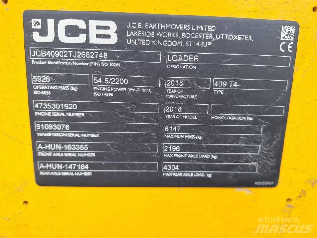 JCB 409 NE T4 Utovarivači na kotačima