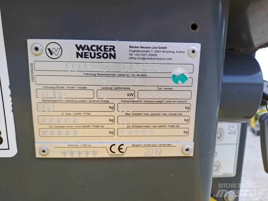 Wacker Neuson DT10e Demperi na gusjenice