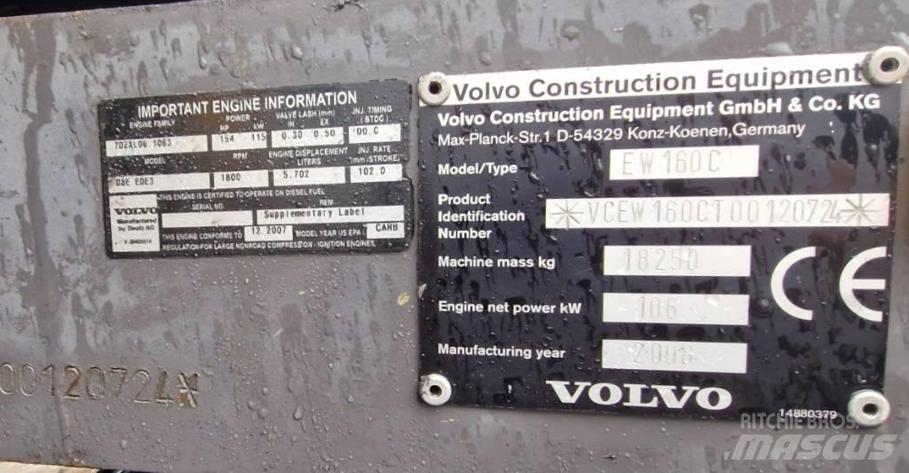 Volvo EW160C Bageri na kotačima