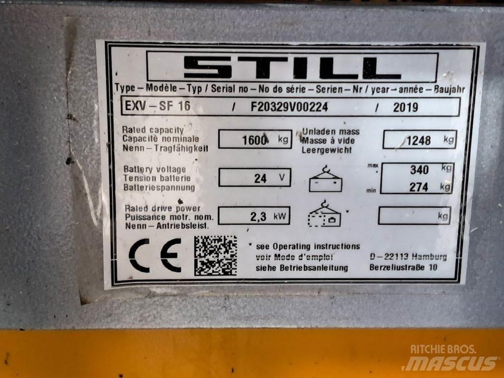 Still EXV-SF16 Ručni električni viličar