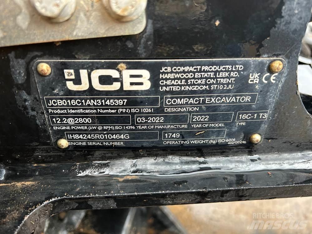 JCB 16C-1 Mini bageri <7t