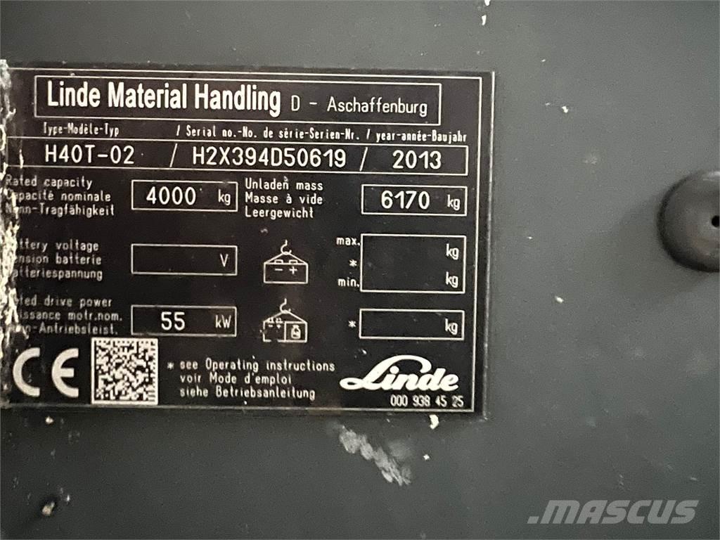 Linde H40T-02 Plinski viličari