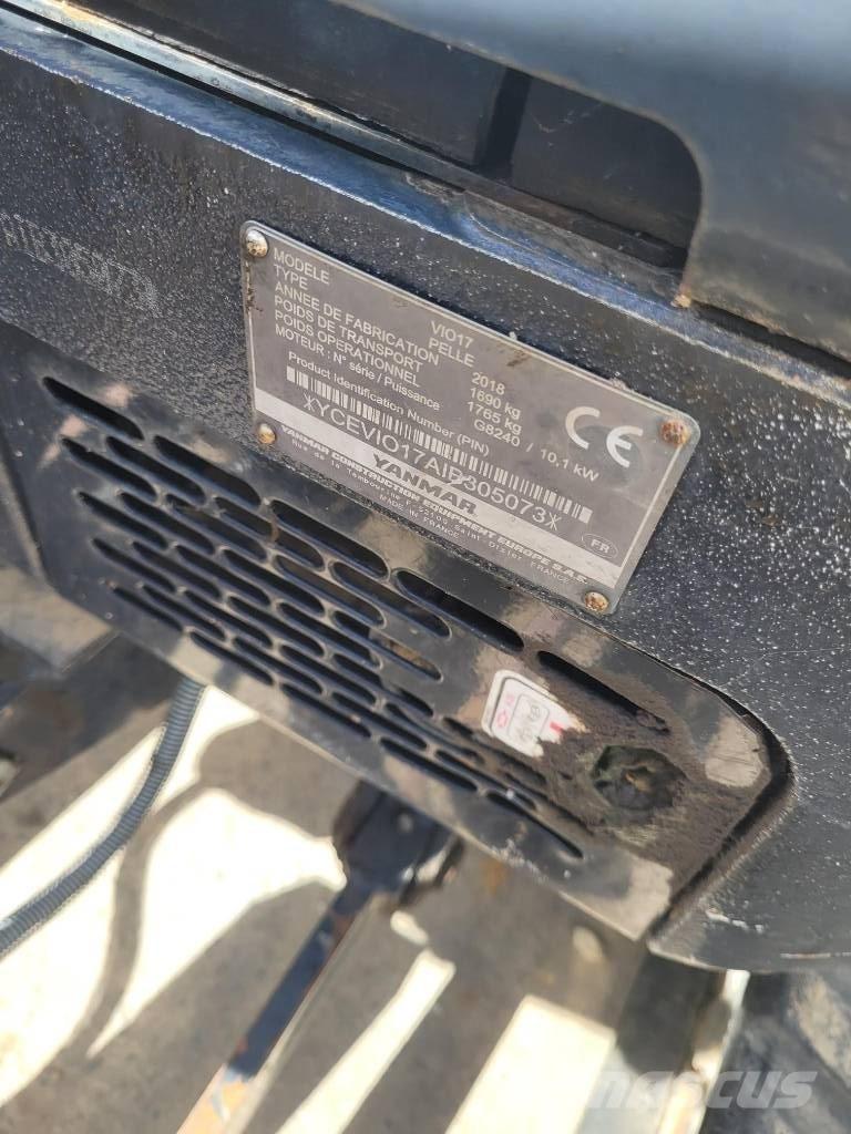 Yanmar Vio 17 U Mini bageri <7t