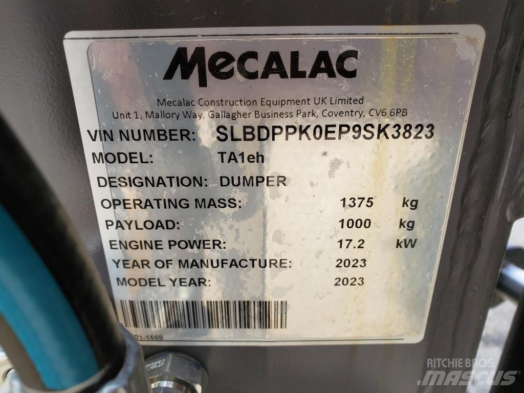 Mecalac TA1EH Demperi za gradilišta