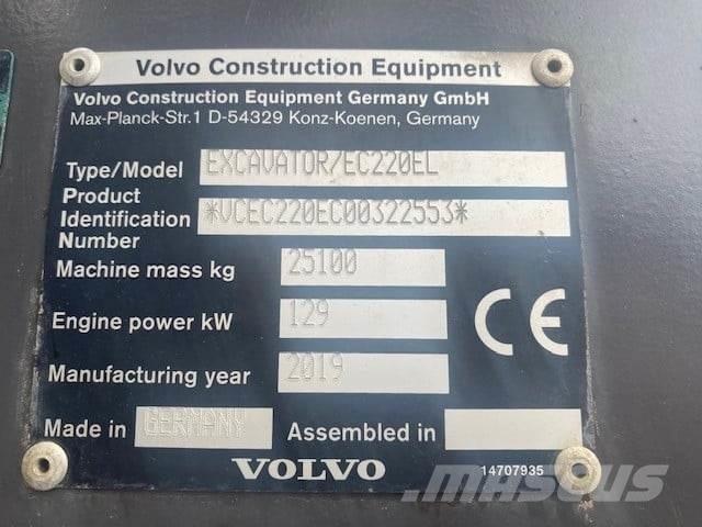 Volvo EC220EL Bageri gusjeničari