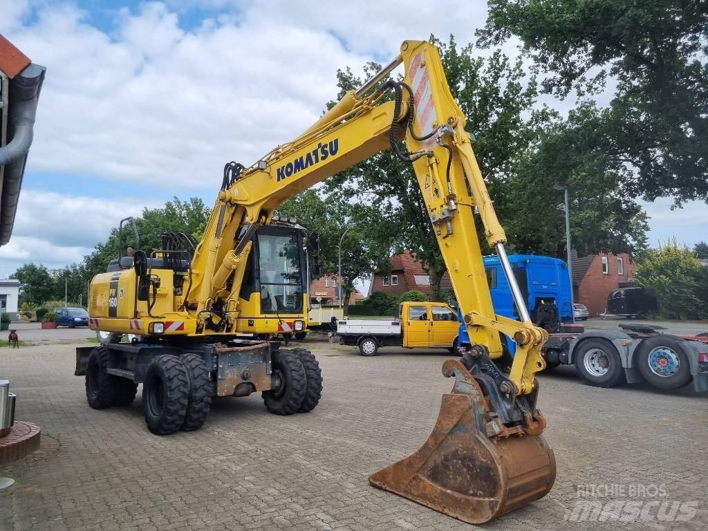 Komatsu PW 160-7E0 Bageri na kotačima