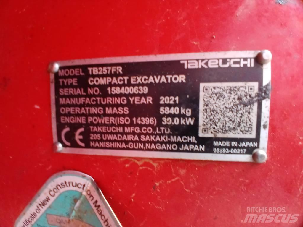 Takeuchi TB 257 FR Mini bageri <7t