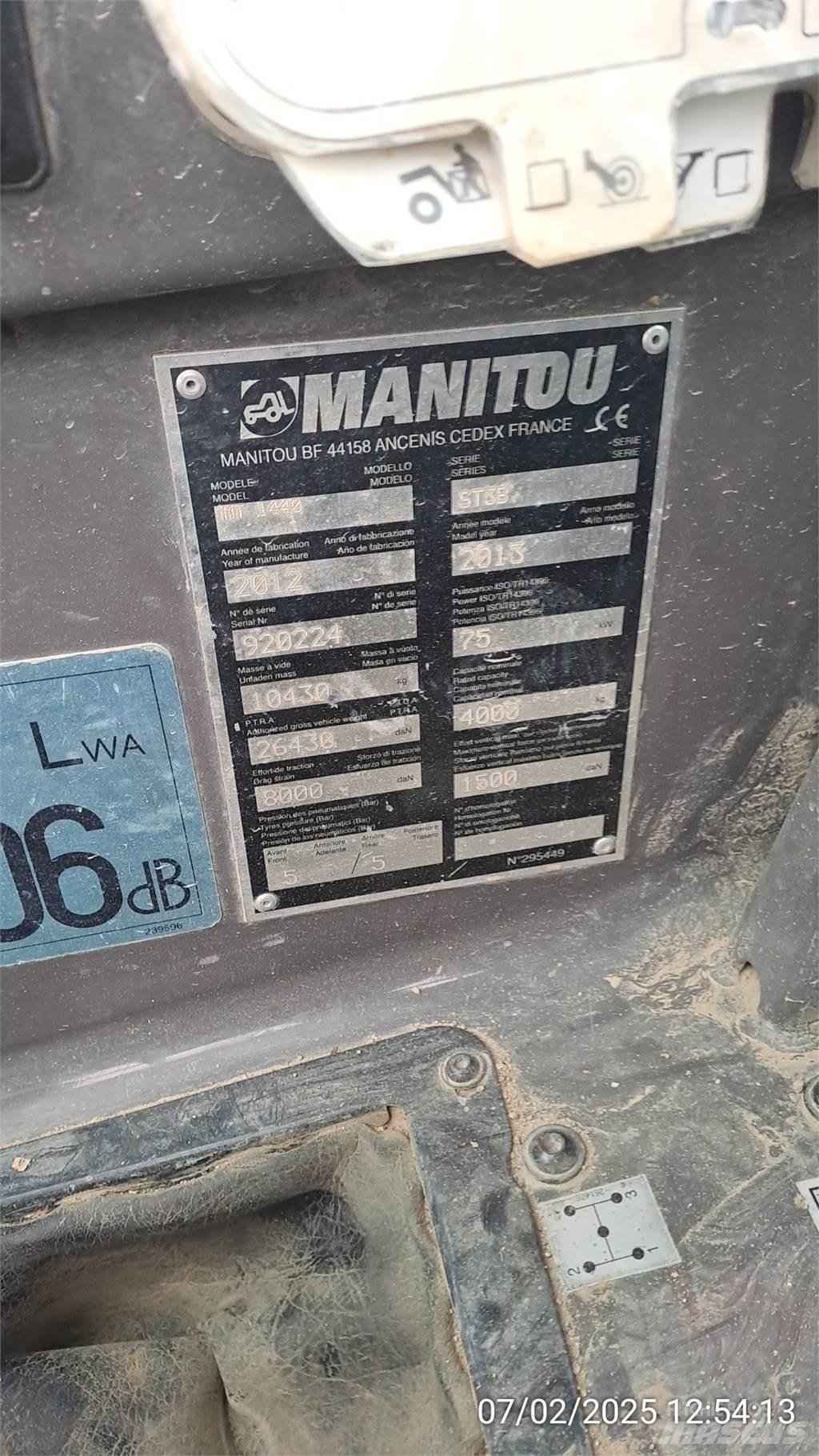 Manitou MT1440 Teleskopski viličari