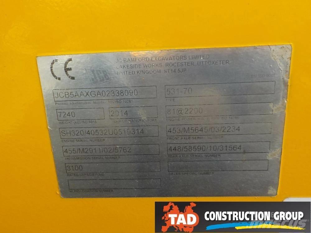 JCB 531-70 Teleskopski viličari