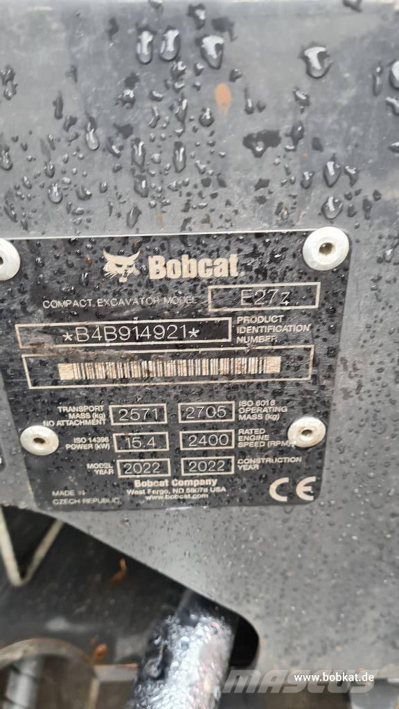 Bobcat E 27z Mini bageri <7t