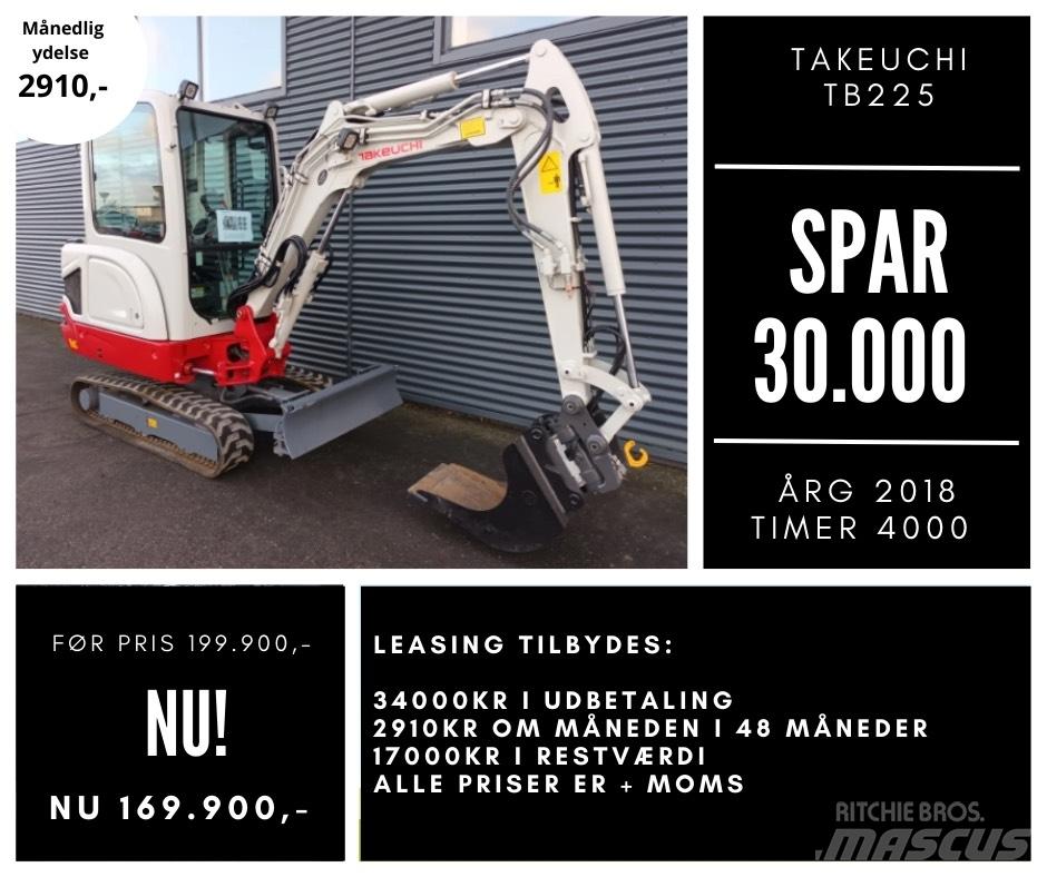 Takeuchi tb225 Mini bageri <7t