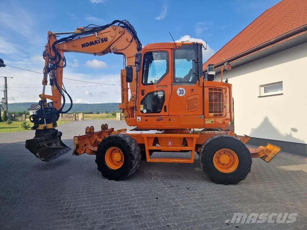 Komatsu PW110 Bageri na kotačima