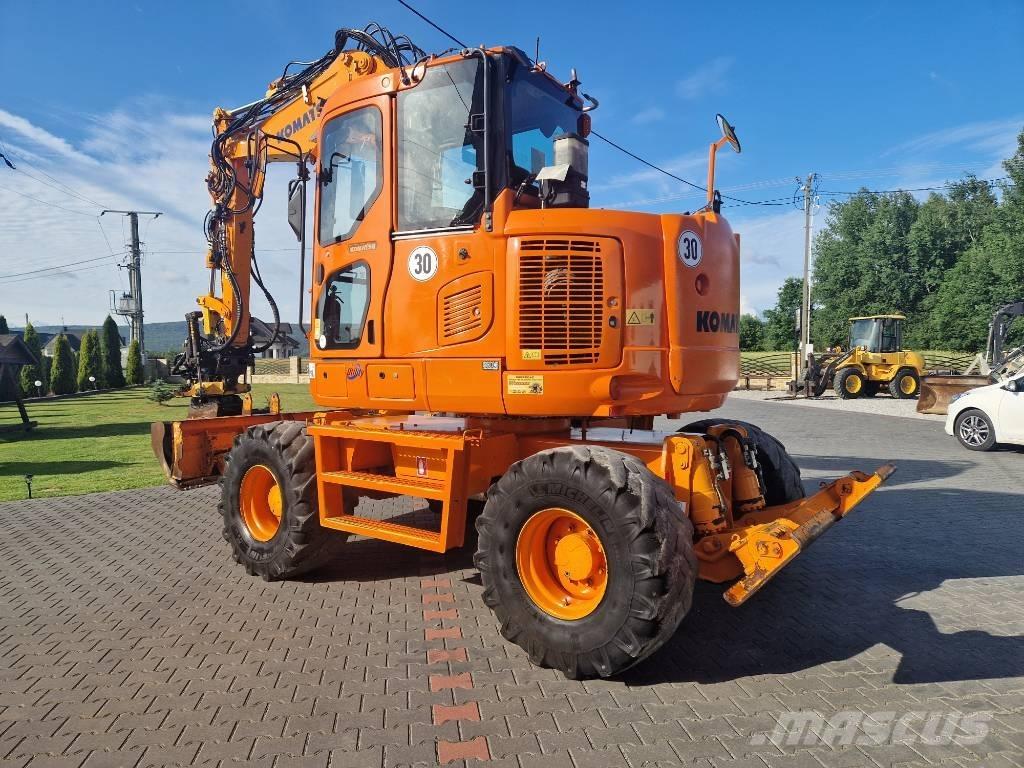 Komatsu PW110 Bageri na kotačima