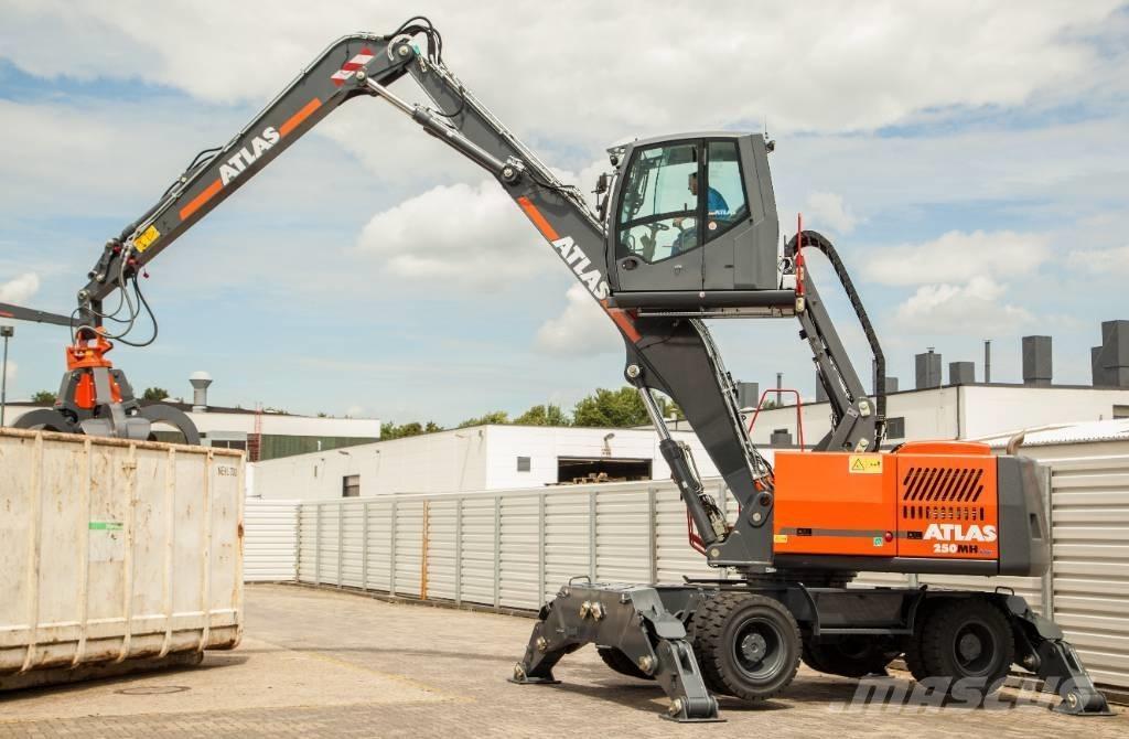 Atlas 250 M H Bageri za manipuliranje materijalom / otpadom