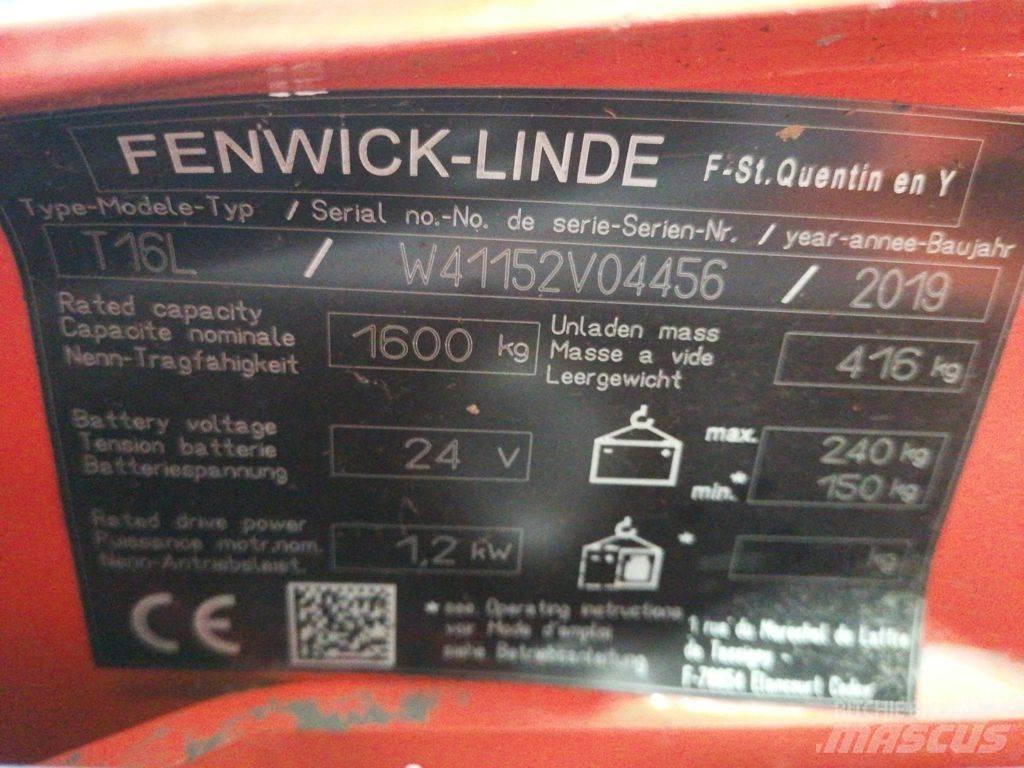 Linde T16L Nisko podizni električni viličar