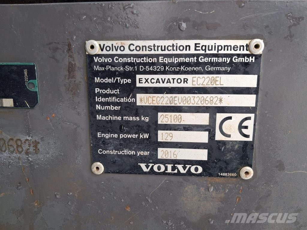 Volvo EC220E Bageri gusjeničari