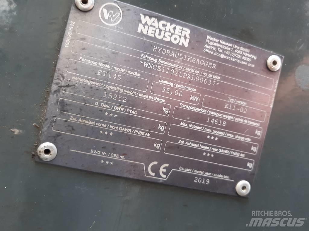 Wacker Neuson ET145 Bageri gusjeničari