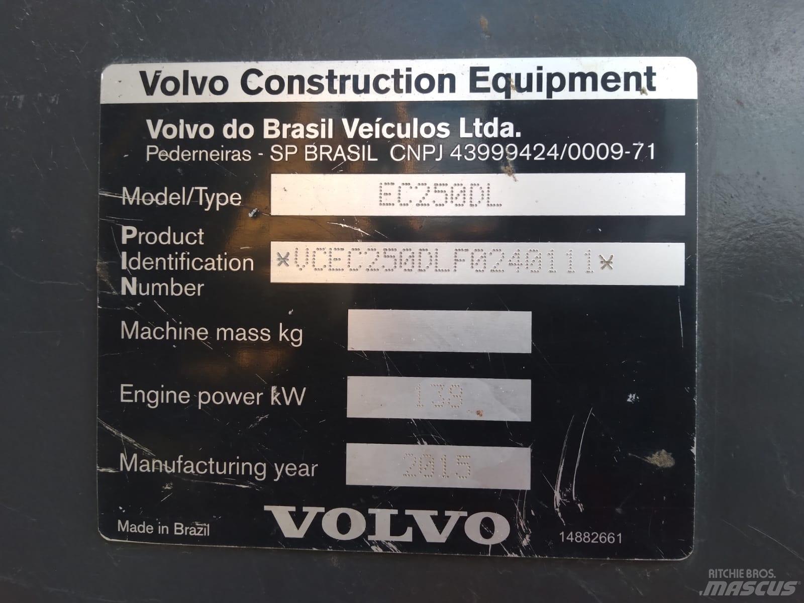 Volvo EC 250 D L Bageri gusjeničari