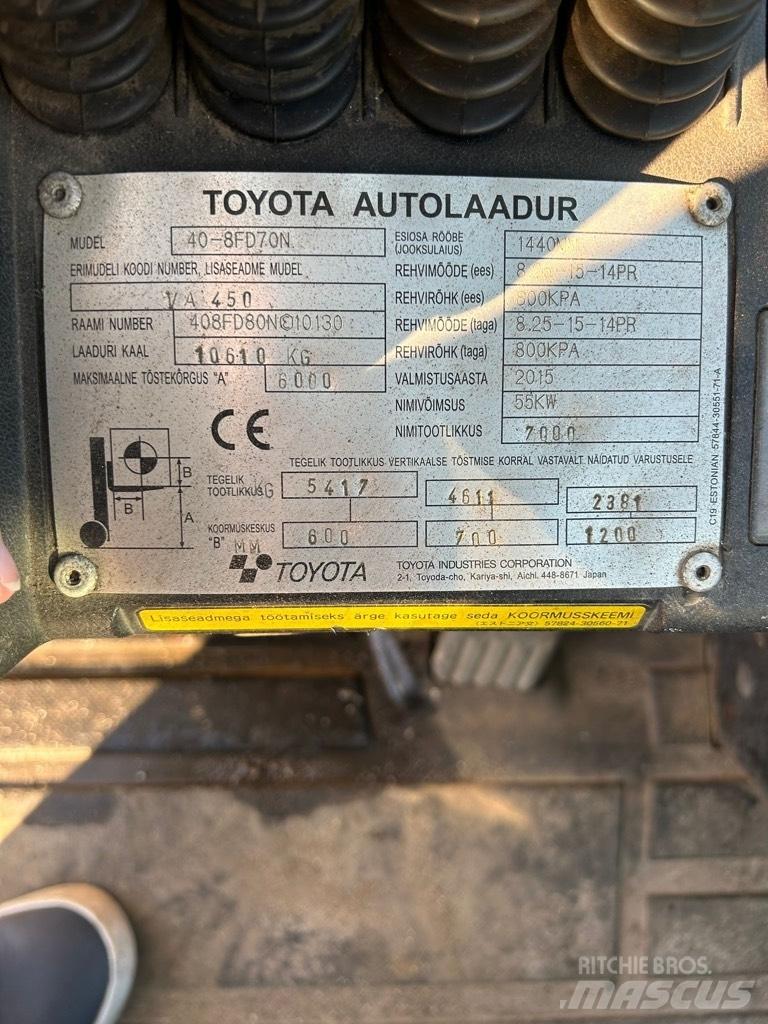 Toyota 40-8 FD 70 N Dizelski viličari