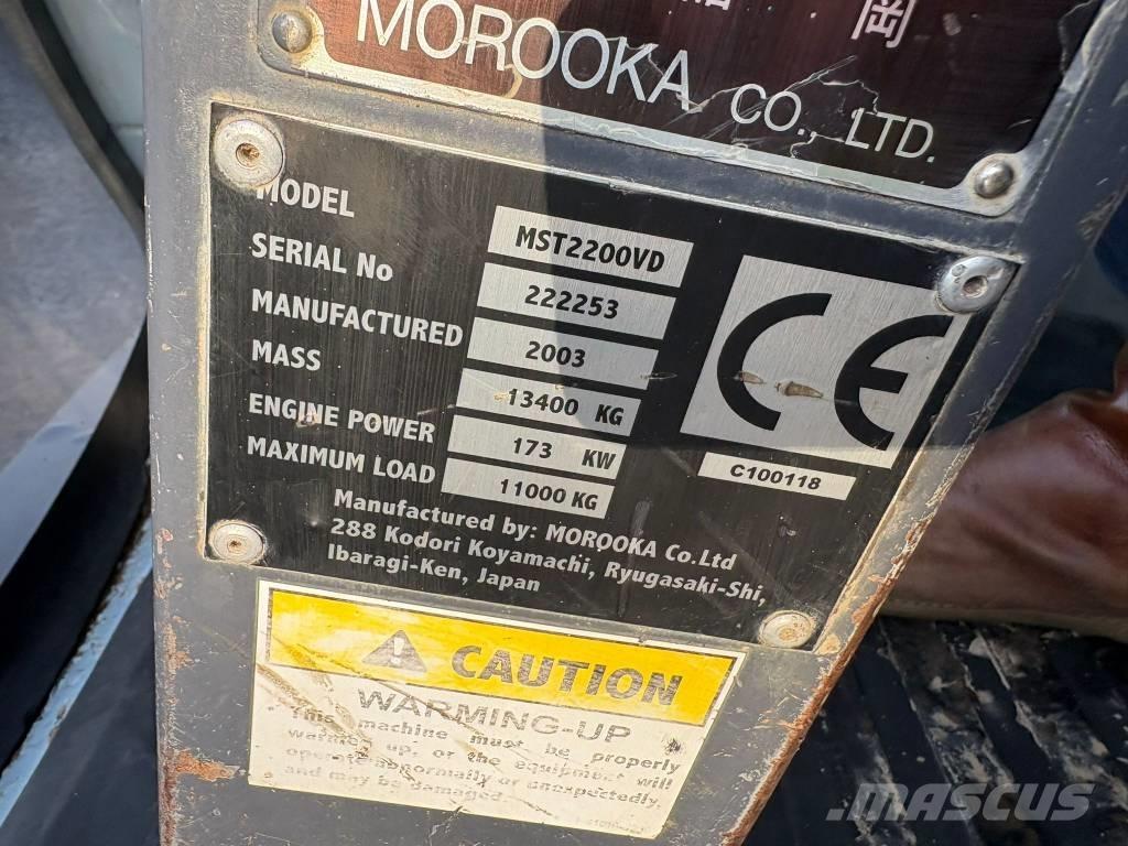 Morooka MST 2200 V D Demperi na gusjenice
